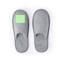Alkes - 3 Teile. Pantoffeln Rutschfest. Einheitsgrösse 36-43. Polyester RPET Etui | Polyester