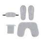 Alkes - 3 Teile. Pantoffeln Rutschfest. Einheitsgrösse 36-43. Polyester RPET Etui | Polyester