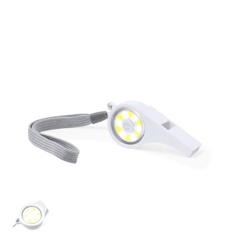 Pincher - 6 COB Lichter. 3 Lichtpositionen, Festes und Blinkendes. Knopfzellen Inklusive