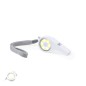 Pincher - 6 COB Lichter. 3 Lichtpositionen, Festes und Blinkendes. Knopfzellen Inklusive