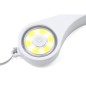 Pincher - 6 COB Lichter. 3 Lichtpositionen, Festes und Blinkendes. Knopfzellen Inklusive