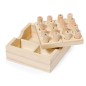 Crested - 16 Stück | Holz Crested - 16 Stück | Holz