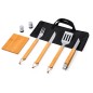 Estrol - 7 Teile. Polyester Etui | Rostfreier Stahl/ Bambus