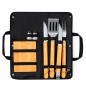 Estrol - 7 Teile. Polyester Etui | Rostfreier Stahl/ Bambus