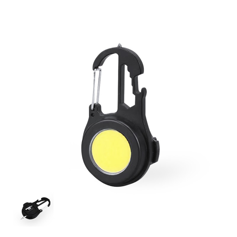 Argix - 20 COB Lichter. 3 Lichtpositionen, Festes und Blinkendes. 10 Funktionen. Magnetisch. Batterie 500 mAh | Aluminium