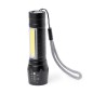 Borah - 1 Led. 10 COB Lichter. 2 Lichtpositionen, Festes und Blinkendes. Batterie 400 mAh | Aluminium