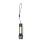 Borah - 1 Led. 10 COB Lichter. 2 Lichtpositionen, Festes und Blinkendes. Batterie 400 mAh | Aluminium