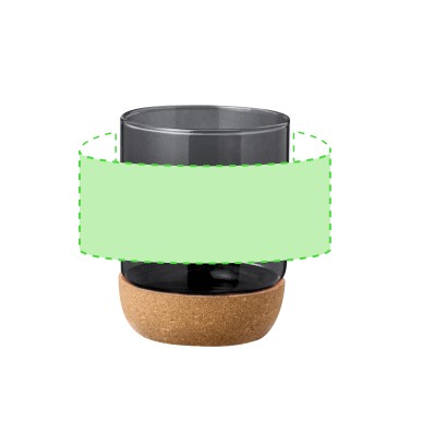 Bixlo - 450 ml | Borosilikat Glas/ Kork