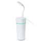 Aurion - Mehrfarbige Led Lichter. 240 ml. 2 Dampf Funktionen. USB Anschluss. Ventilator Inklusive