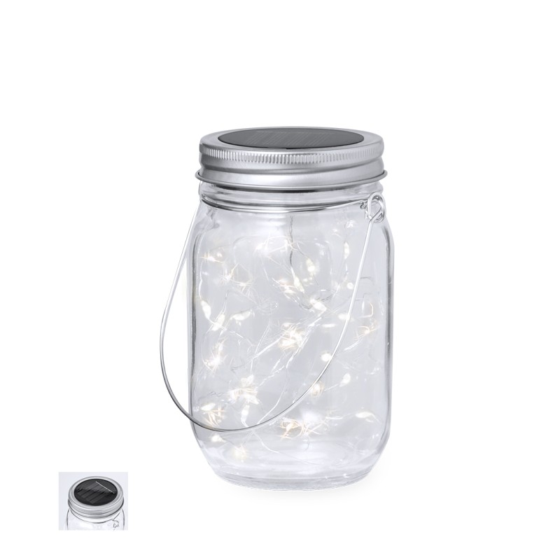 Rodina - 20 Leds. Solarladung. Batterie 300 mAh | Glas