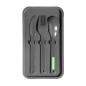Glaxia - Gamelle PP Recyclé, 2 Compartiments 700 ml Incluse | Polyester 600D RPET/ Aluminium