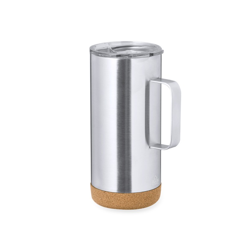 Frilan - 450 ml | Reclycling Rostfreier Stahl/ Kork