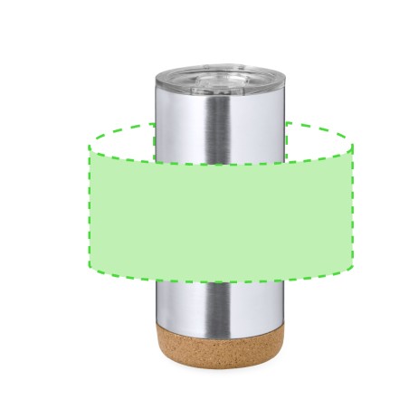 Frilan - 450 ml | Reclycling Rostfreier Stahl/ Kork