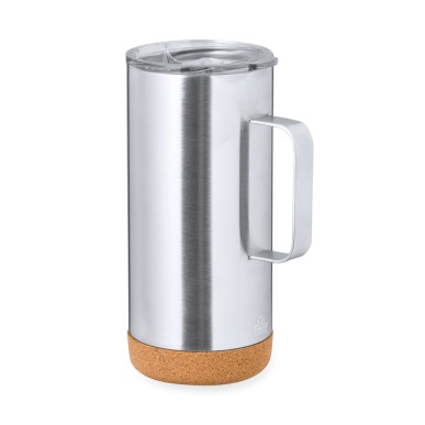 Frilan - 450 ml | Reclycling Rostfreier Stahl/ Kork