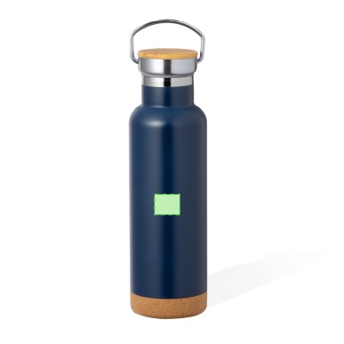 Dixont - 650 ml | Rostfreier Stahl/ Kork/ Bambus