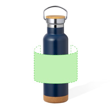 Dixont - 650 ml | Rostfreier Stahl/ Kork/ Bambus