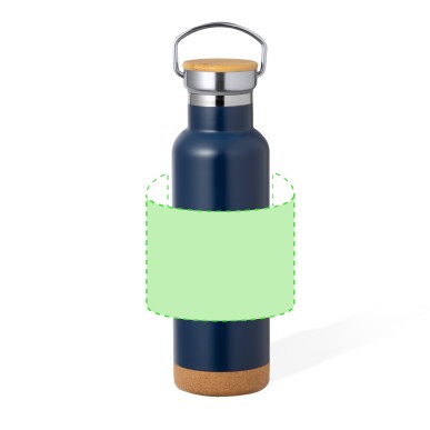 Dixont - 650 ml | Rostfreier Stahl/ Kork/ Bambus