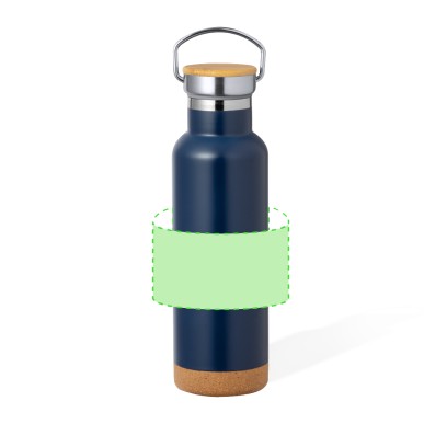 Dixont - 650 ml | Rostfreier Stahl/ Kork/ Bambus