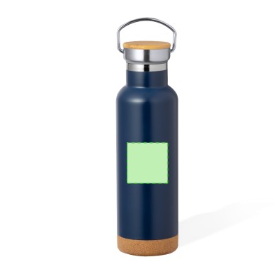 Dixont - 650 ml | Rostfreier Stahl/ Kork/ Bambus