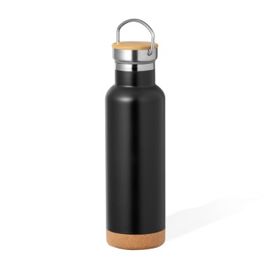 Dixont - 650 ml | Rostfreier Stahl/ Kork/ Bambus