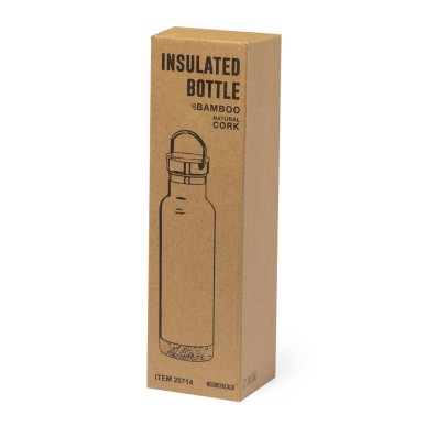 Dixont - 650 ml | Rostfreier Stahl/ Kork/ Bambus