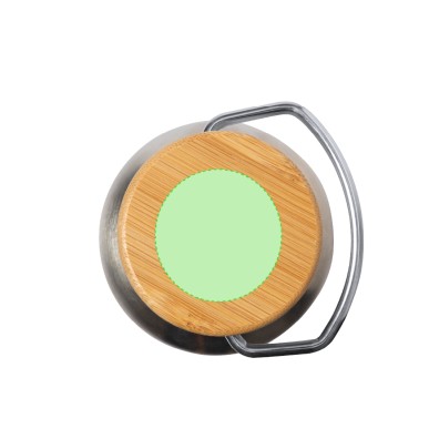 Dixont - 650 ml | Rostfreier Stahl/ Kork/ Bambus