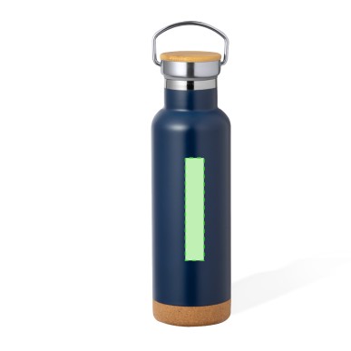 Dixont - 650 ml | Rostfreier Stahl/ Kork/ Bambus