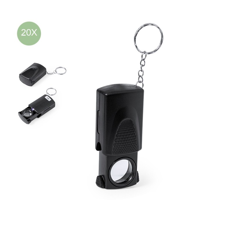 Loupe Porte-Clés Kondes personnalisé 20X Loupe Porte-Clés Kondes personnalisé 20X