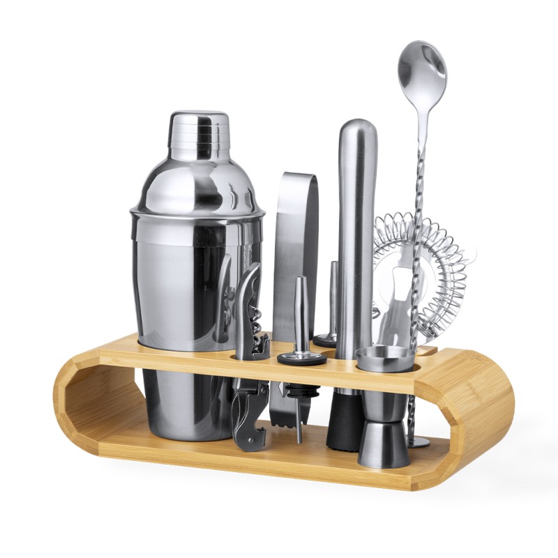 Hunton - Shaker 550 ml. 9 Accessoires | Bambou/ Acier Inox Hunton - Shaker 550 ml. 9 Accessoires | Bambou/ Acier Inox