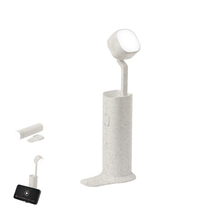 Olan - 12 Leds. Hauteur Réglable. Lumière à Intensité Réglable. Batter