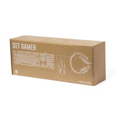 Thrym - Kopfhörer 3,5 mm Klinkenstecker. Mauspad Polyester/ Silikon, R