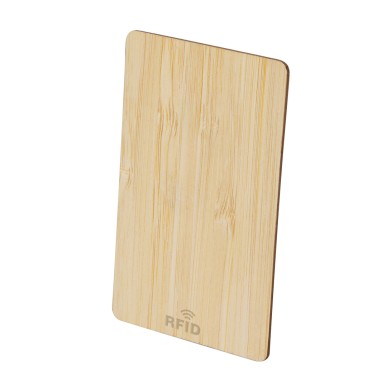 Andigo - Carte Protecteur RFID, Bambou. Bloqueur Webcam Paille de Blé/