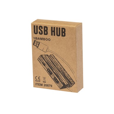 Cirzo - 1 Typ C Hub. 2 Hubs USB 2.0 | Bambus