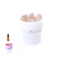 Boucher - Pierres Roses de Sel de l'Himalaya. Huile 10 ml. Arôme Lavande. Lumières Led Multicolores. 150 ml. 1 Mode de Vapeur. C
