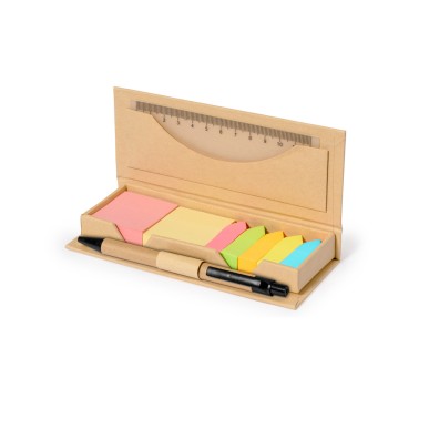 Alisio - 220 Haftnotizen 4 x 4,5 cm. 550 Mini Haftnotizen 1,2 x 4,5 cm