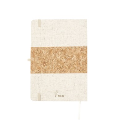 Yacard - Hardcover-Abdeckung. 80 Blätter | Kork/ Leinen