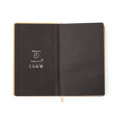 Baupres - Hardcover-Abdeckung. 80 Blätter. Wilde Blumen | Pappe