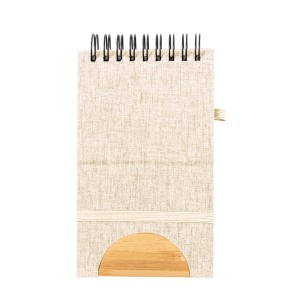 Alyxa - Hardcover-Abdeckung. 80 Blätter | Polyester 300D RPET/ Bambus