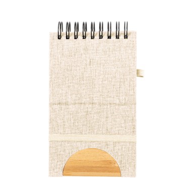 Alyxa - Hardcover-Abdeckung. 80 Blätter | Polyester 300D RPET/ Bambus