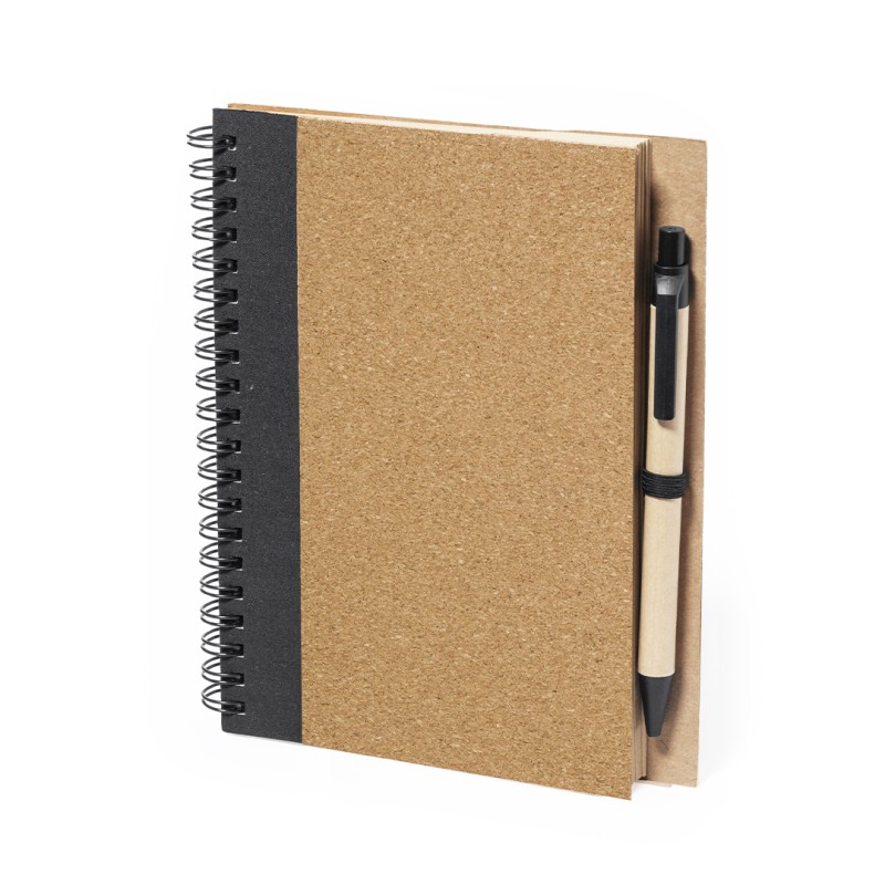 Gienah - 80 Feuilles. Stylo Carton Recyclé Incluse | Liège