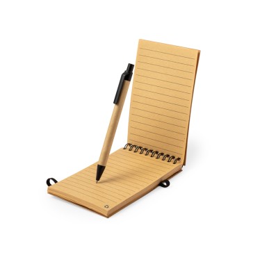 Teyaki - 80 Feuilles. Stylo Carton Recyclé Incluse | Liège