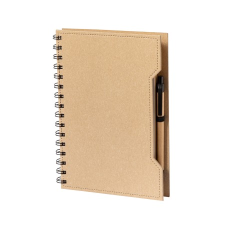 Mecony - Bloc 80 Feuilles. 25 Notes Adhésives 9 x 9 cm. 100 Mini Notes Adhésives 2 x 9 cm. Stylo Carton Recyclé Incluse | Carton