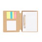 Wombax - Bloc 70 Feuilles. 15 Notes Adhésives 6 x 6,5 cm. 75 Mini Notes Adhésives 1,2 x 4,5 cm. Stylo Carton Recyclé Incluse | C