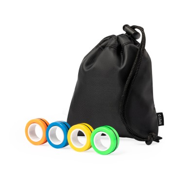 Eline - 4 Stück. Magnetisch. Polyester RPET Etui