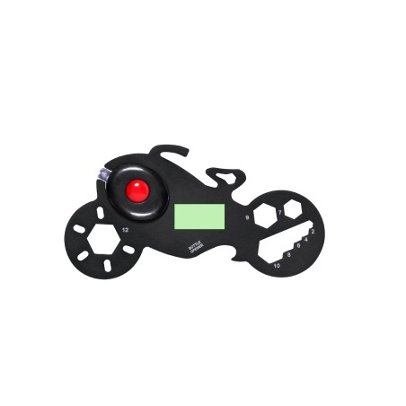 Flanery - 1 Led. 11 Funktionen. Knopfzelle Inklusive | Rostfreier Stahl