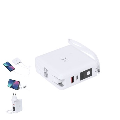 Joks - 2 Typ C Ausgänge, 1 Micro USB/ Lightning Ausgang und 1 USB Ausg
