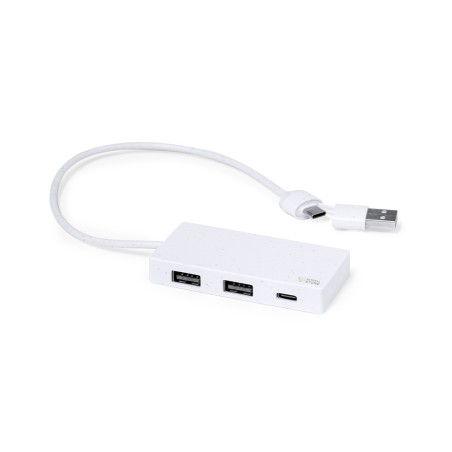Nagent - 1 Typ C Hub. 2 Hubs USB 2.0 | Natursteinextrakte/ ABS