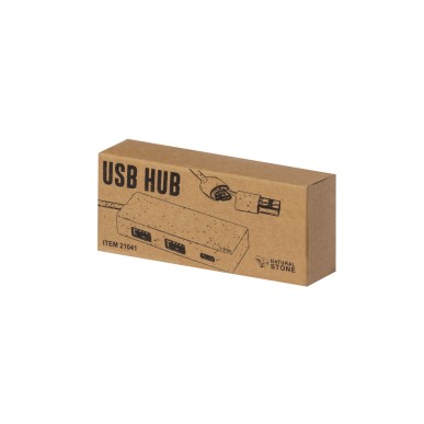 Nagent - 1 Typ C Hub. 2 Hubs USB 2.0 | Natursteinextrakte/ ABS