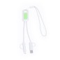 Surgex - Anschluss Micro USB, Typ C und Lightning 5V DC 2.4A | Natursteinextrakte/ ABS
