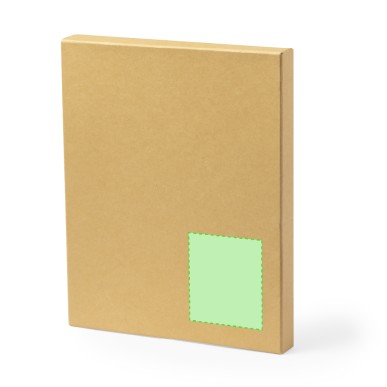 Patrick - Bloc Notes Couverture Rigide. 80 Feuilles. Stylo. Clé USB 16